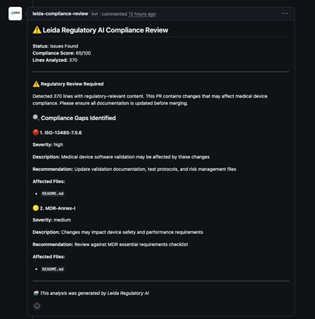 Audit and submission exports screenshot